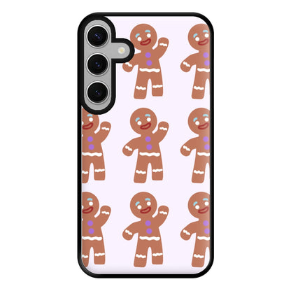 Gingerbread Man - Green Ogre Phone Case for Galaxy S24FE