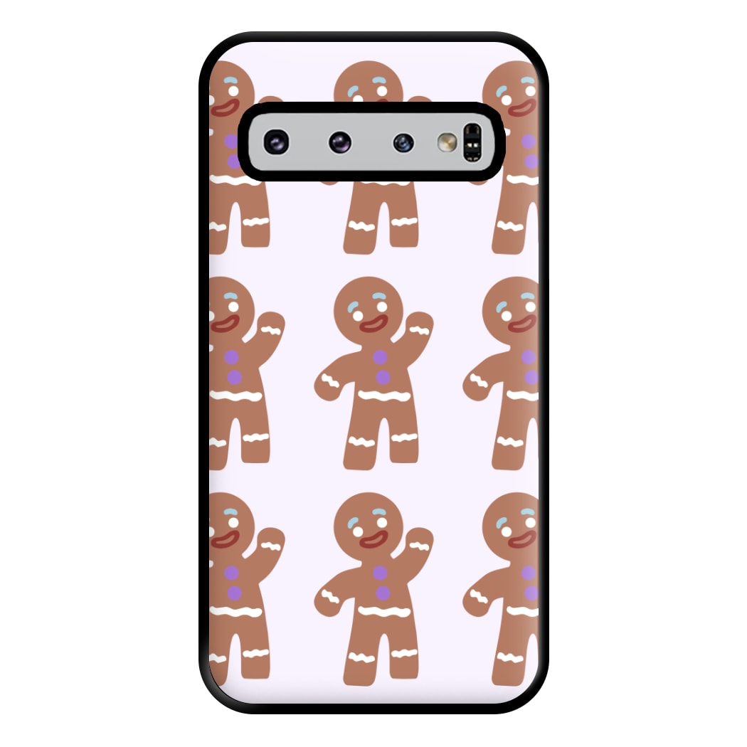 Gingerbread Man - Green Ogre Phone Case for Galaxy S10 Plus