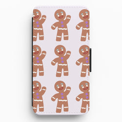 Gingerbread Man - Green Ogre Flip / Wallet Phone Case