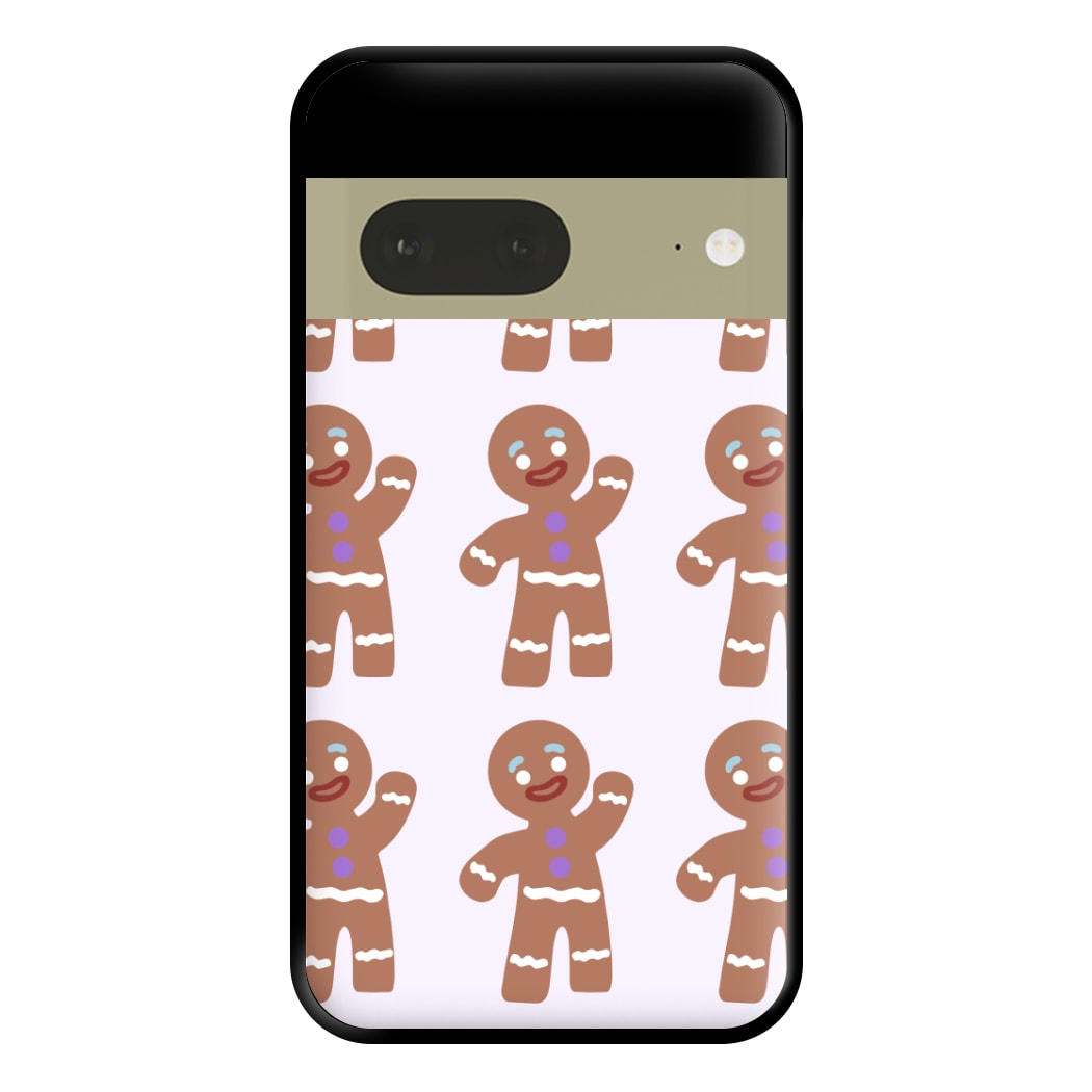 Gingerbread Man - Green Ogre Phone Case for Google Pixel 7a