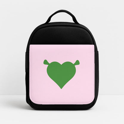Green Ogre Heart Insulated Lunchbox