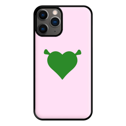 Green Ogre Heart Phone Case for iPhone 12 Pro Max