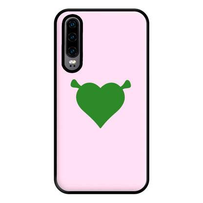 Green Ogre Heart Phone Case for Huawei P30