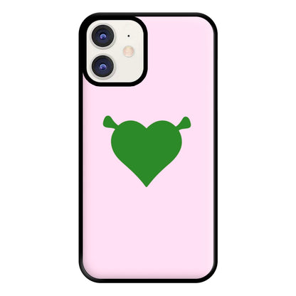 Green Ogre Heart Phone Case for iPhone 11