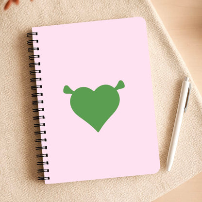 Green Ogre Heart Notepad
