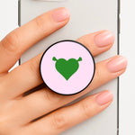 Green Ogre Heart Phone Grip