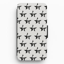 Skulls And Stars - Skate Aesthetic  Flip / Wallet Phone Case