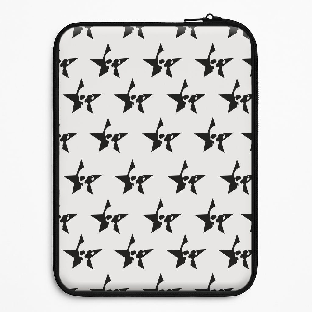 Skulls And Stars - Skate Aesthetic  Laptop Sleeve
