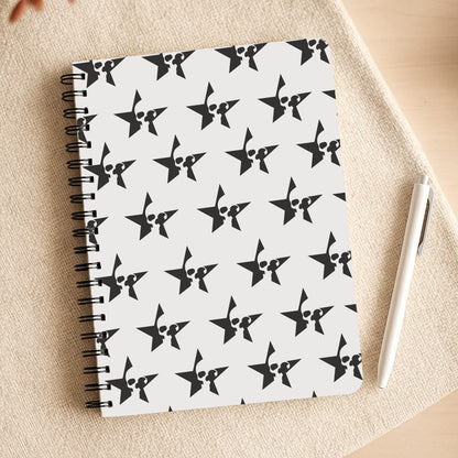 Skulls And Stars - Skate Aesthetic  Notepad