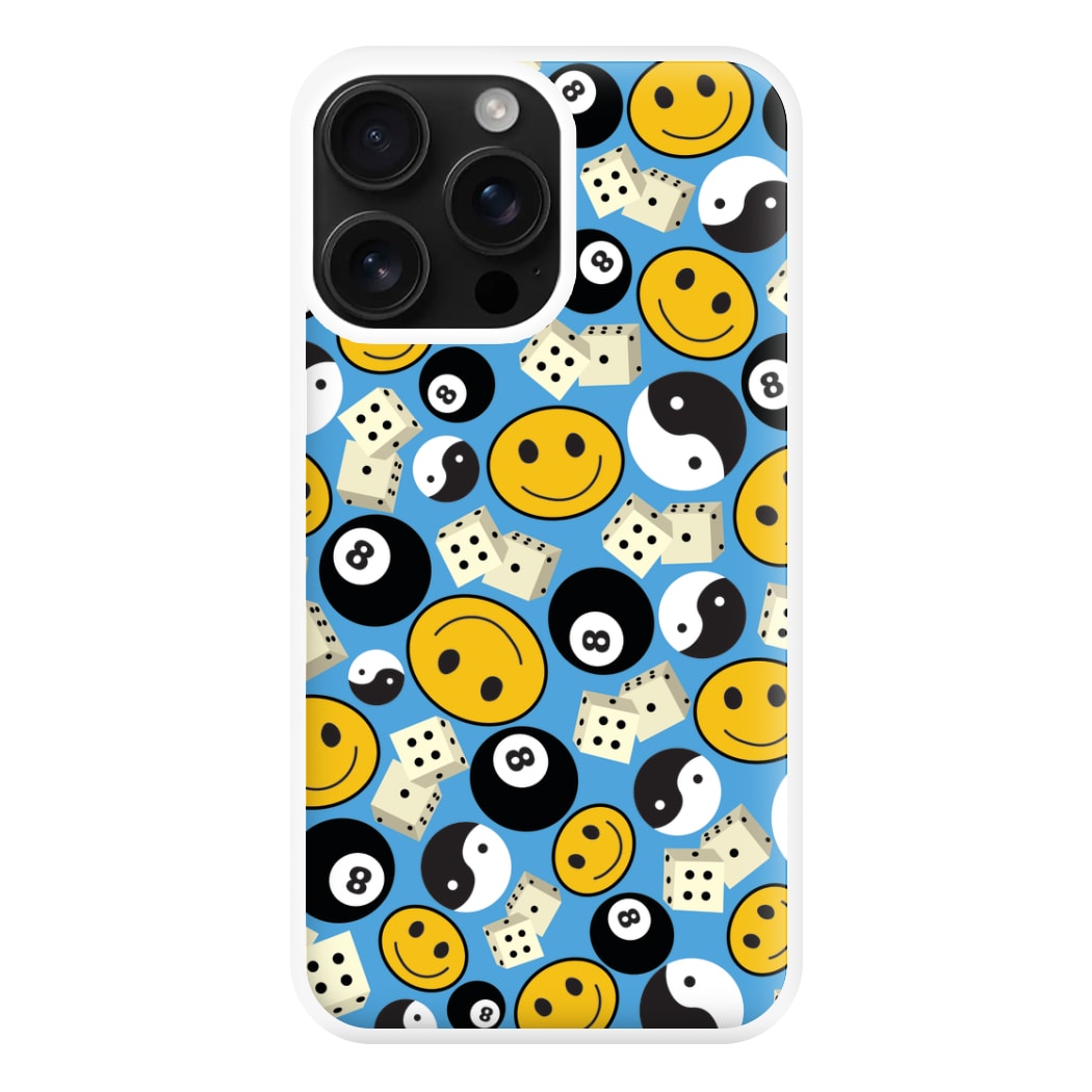 8 Ball Pattern - Skate Aesthetic Phone Case