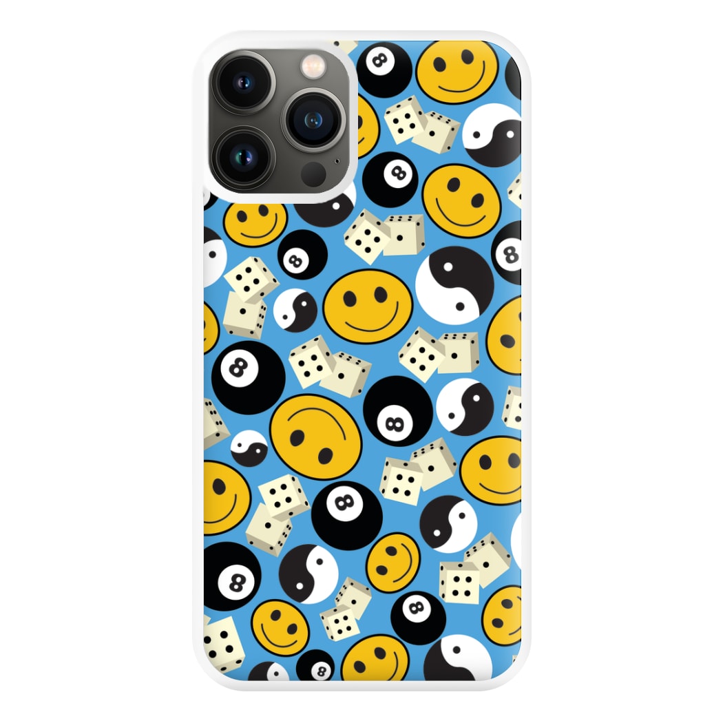 8 Ball Pattern - Skate Aesthetic  Phone Case for iPhone 13 Pro Max