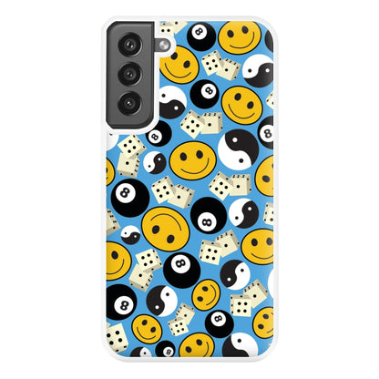 8 Ball Pattern - Skate Aesthetic  Phone Case for Galaxy S21FE