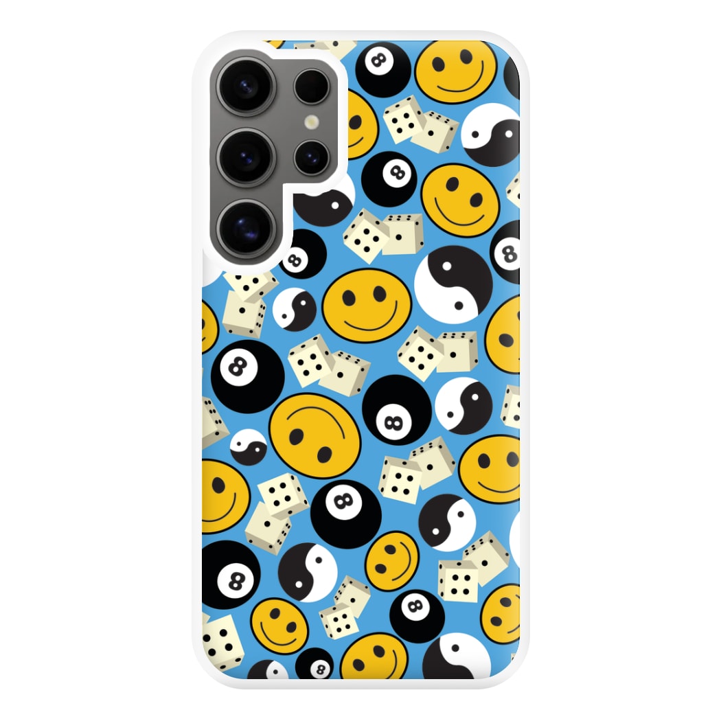 8 Ball Pattern - Skate Aesthetic  Phone Case for Galaxy S24 Ultra