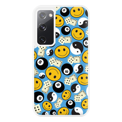 8 Ball Pattern - Skate Aesthetic  Phone Case for Galaxy S20FE