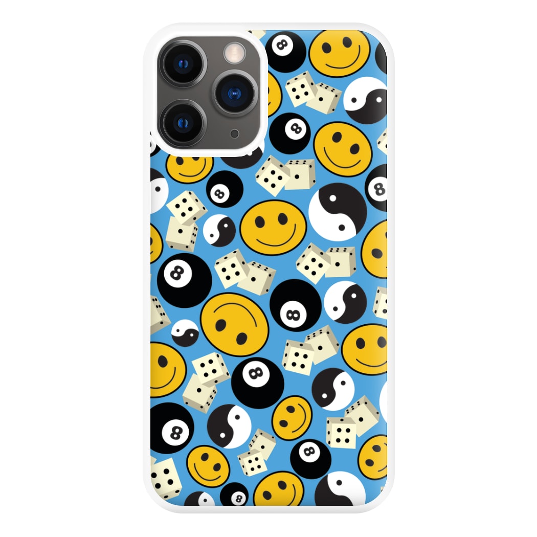 8 Ball Pattern - Skate Aesthetic  Phone Case for iPhone 12 Pro Max