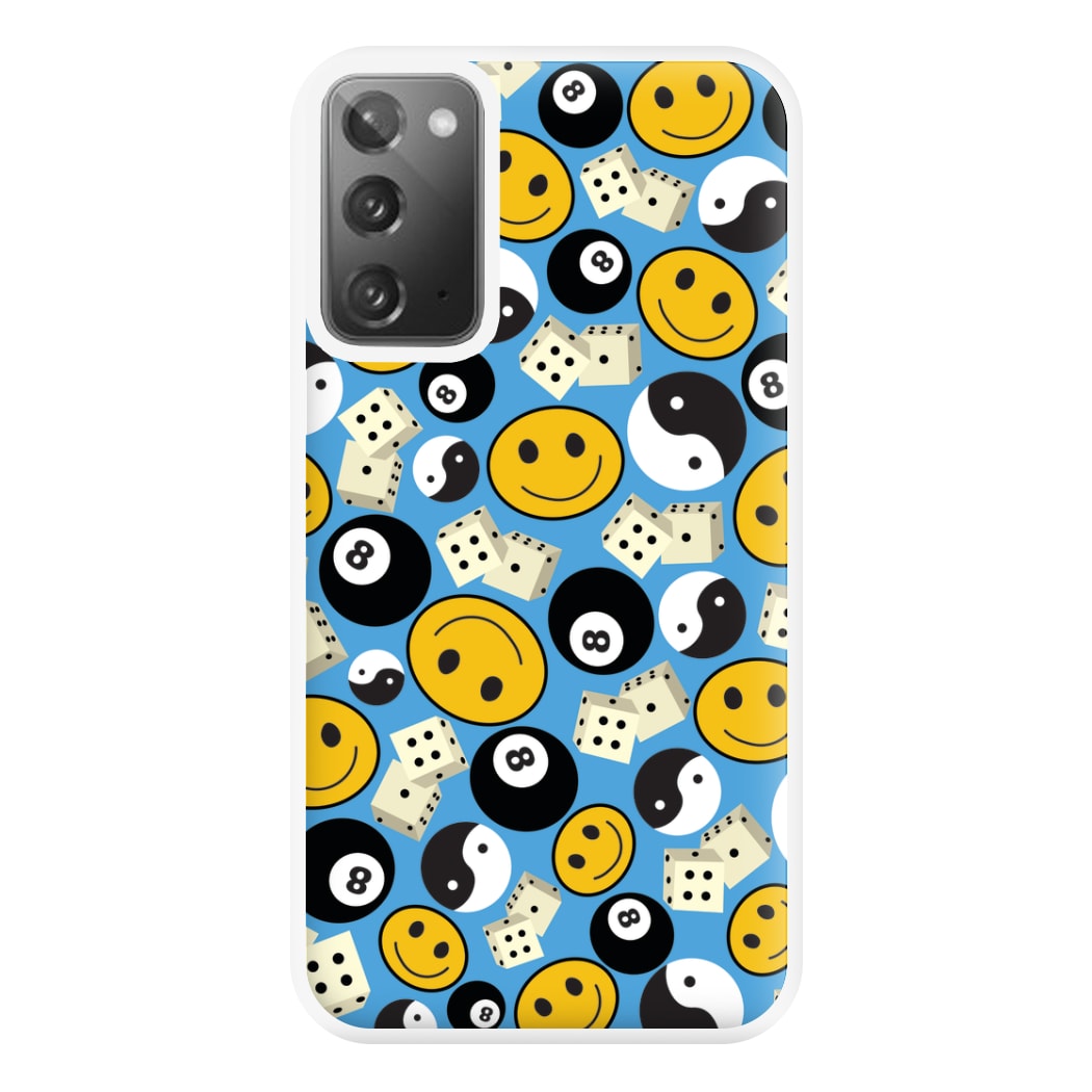 8 Ball Pattern - Skate Aesthetic  Phone Case for Galaxy Note 20 Ultra