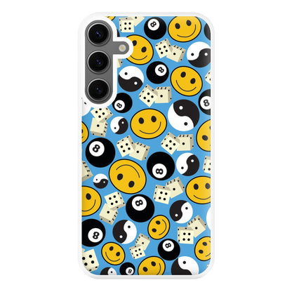 8 Ball Pattern - Skate Aesthetic  Phone Case for Galaxy S24FE