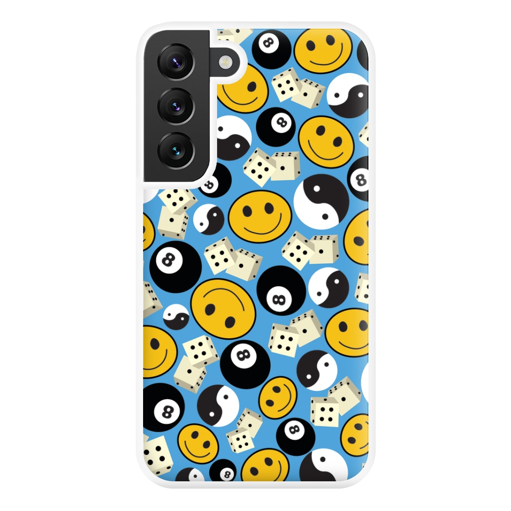 8 Ball Pattern - Skate Aesthetic  Phone Case for Galaxy S22 Plus