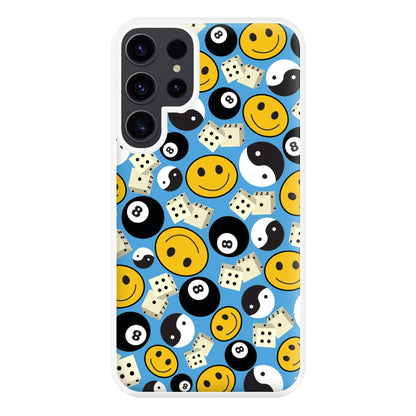 8 Ball Pattern - Skate Aesthetic  Phone Case for Galaxy S23 Ultra