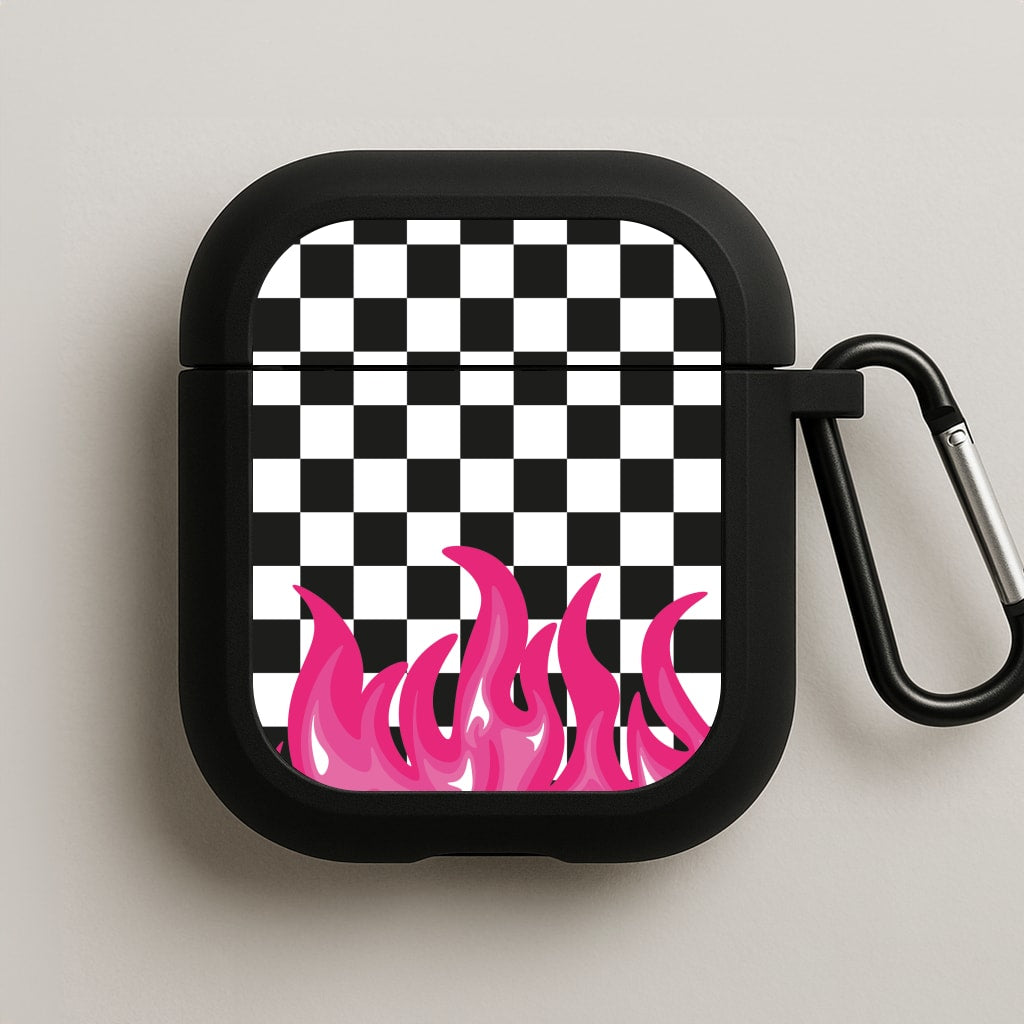 Pink Flame - Skate Aesthetic  AirPods Case