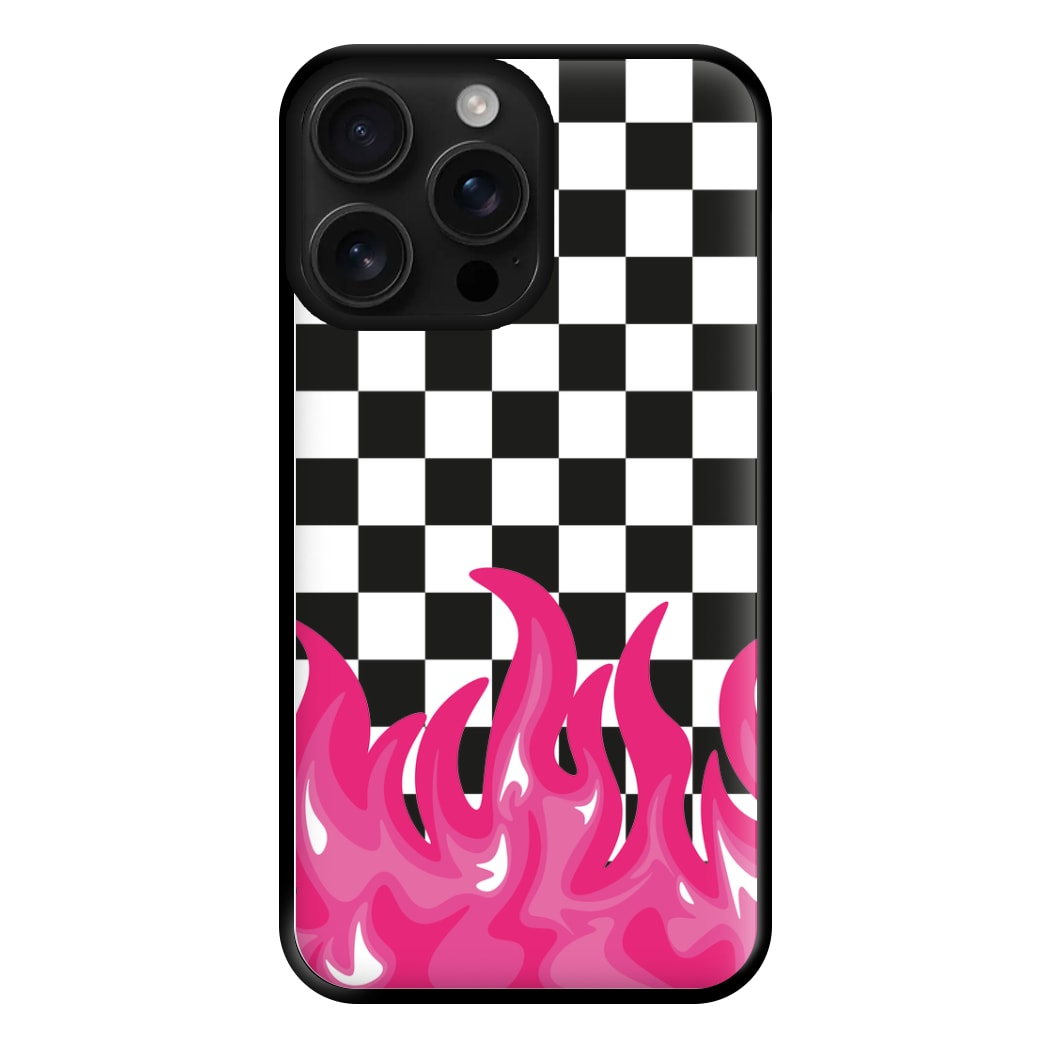 Pink Flame - Skate Aesthetic  Phone Case for iPhone 16 Pro Max