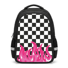 Pink Flame - Skate Aesthetic  Backpack