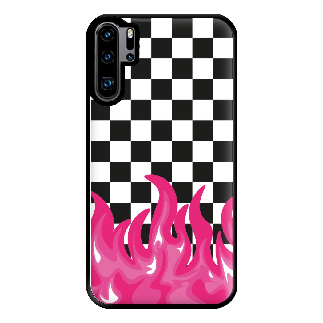 Pink Flame - Skate Aesthetic  Phone Case for Huawei P30 Pro