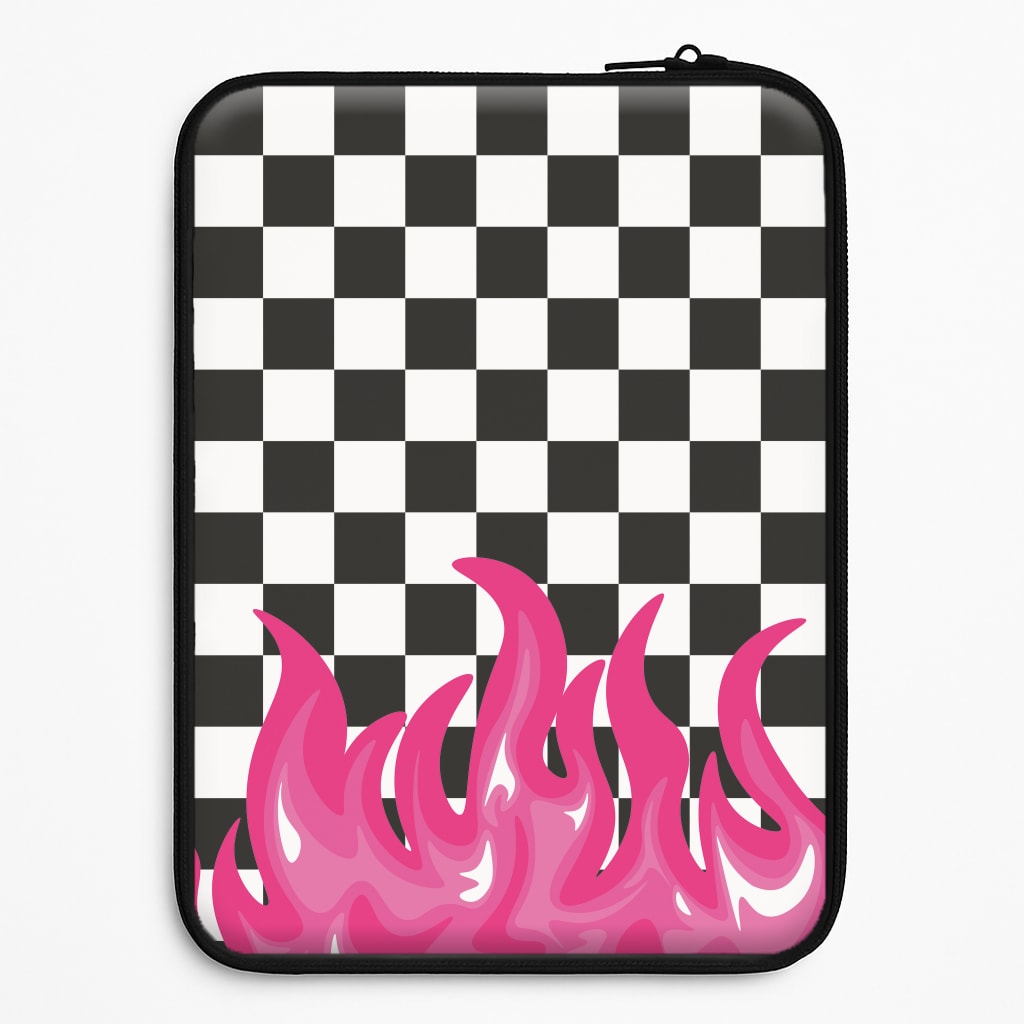 Pink Flame - Skate Aesthetic  Laptop Sleeve