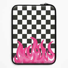 Pink Flame - Skate Aesthetic  Laptop Sleeve