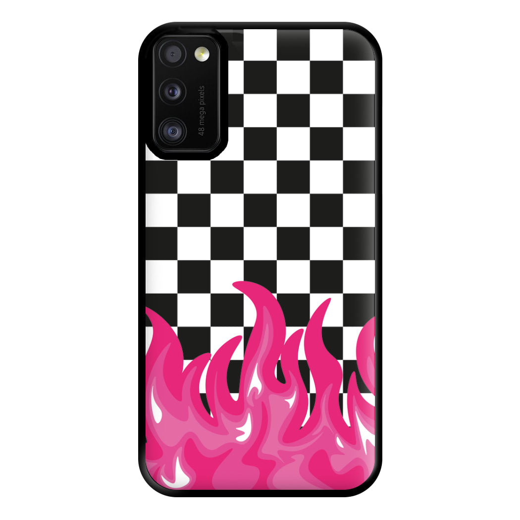 Pink Flame - Skate Aesthetic  Phone Case for Galaxy A41