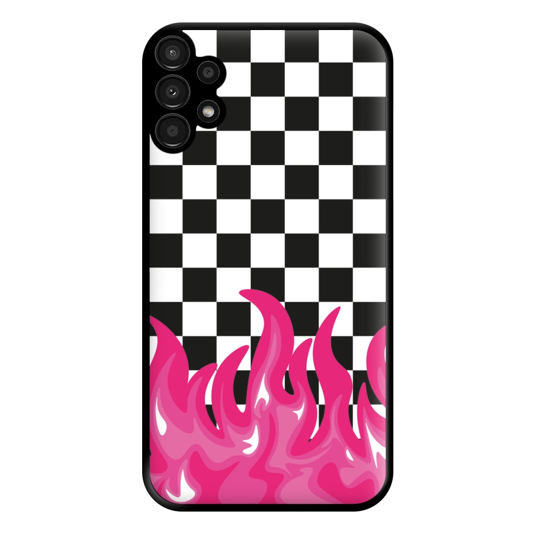 Pink Flame - Skate Aesthetic  Phone Case for Galaxy A13