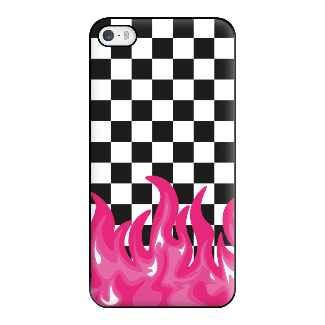 Pink Flame - Skate Aesthetic  Phone Case for iPhone 5 / 5s / SE 2016