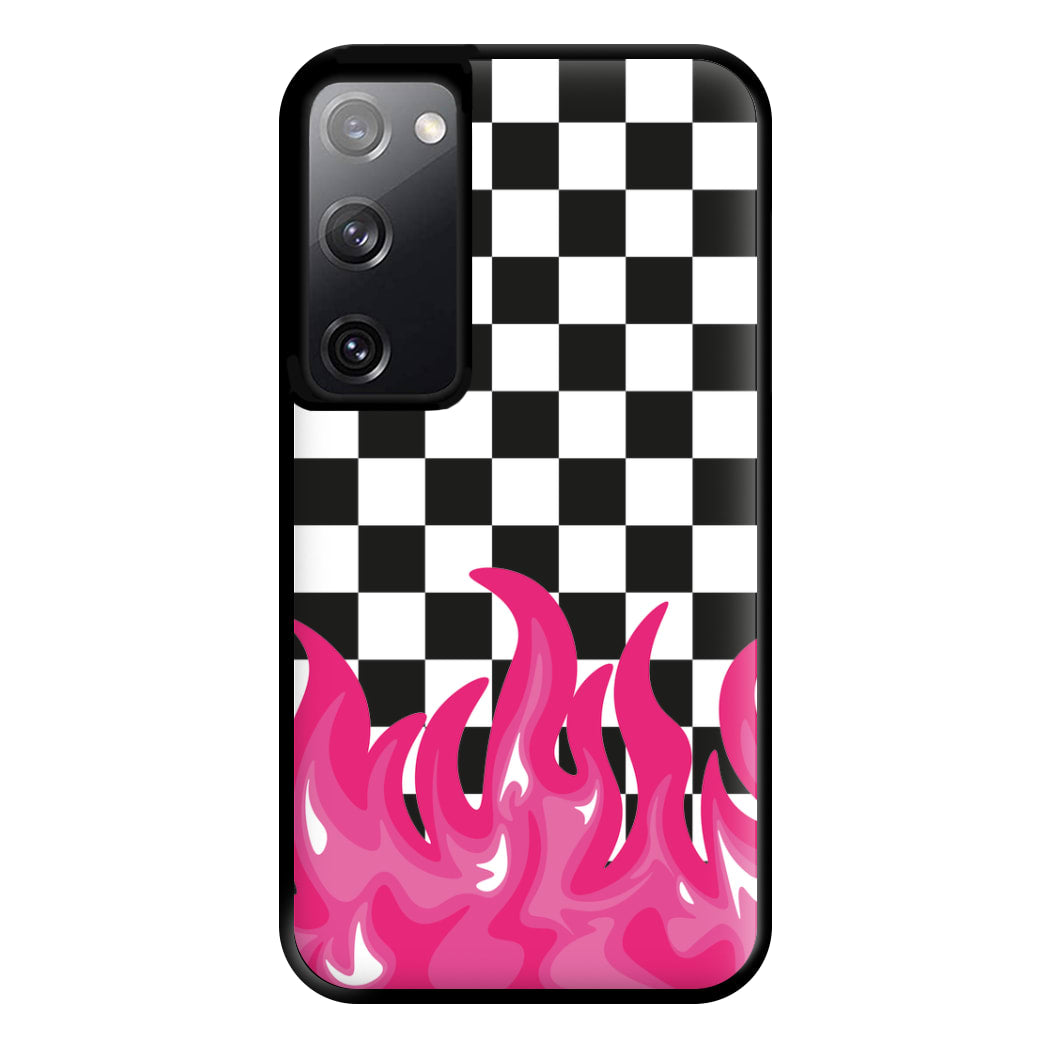 Pink Flame - Skate Aesthetic  Phone Case for Galaxy S20