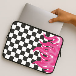 Pink Flame - Skate Aesthetic  MacBook Case