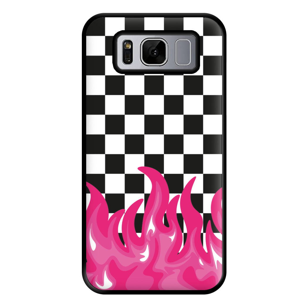 Pink Flame - Skate Aesthetic  Phone Case for Galaxy S8 Plus