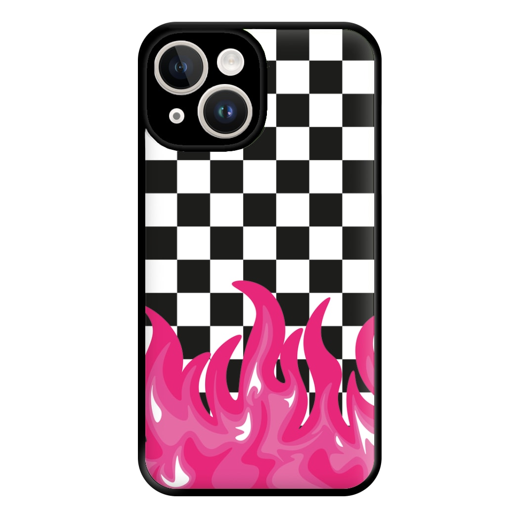 Pink Flame - Skate Aesthetic  Phone Case for iPhone 14