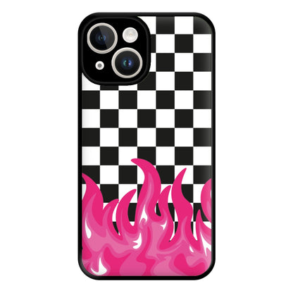 Pink Flame - Skate Aesthetic  Phone Case for iPhone 14