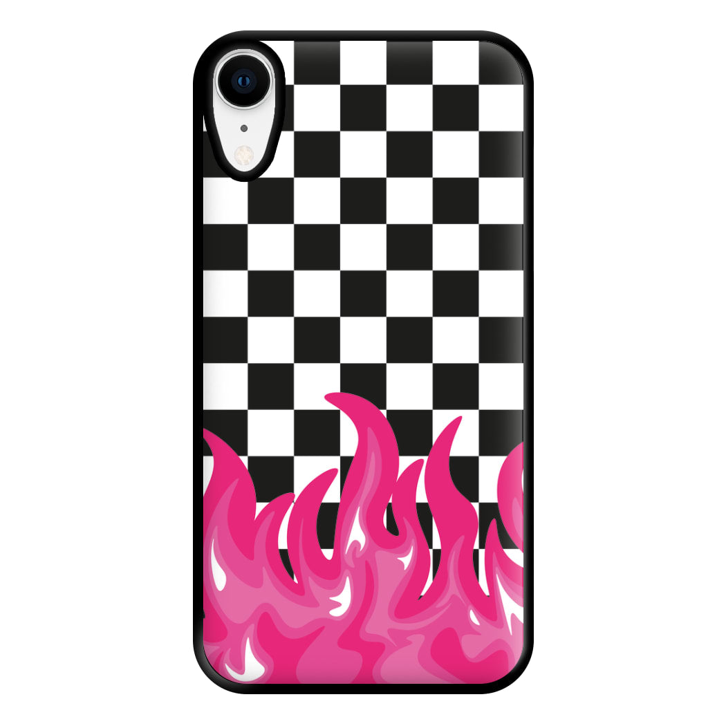 Pink Flame - Skate Aesthetic  Phone Case for iPhone XR