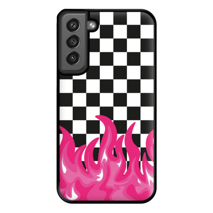 Pink Flame - Skate Aesthetic  Phone Case for Galaxy S21FE