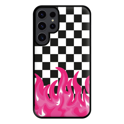 Pink Flame - Skate Aesthetic  Phone Case for Galaxy S23 Ultra