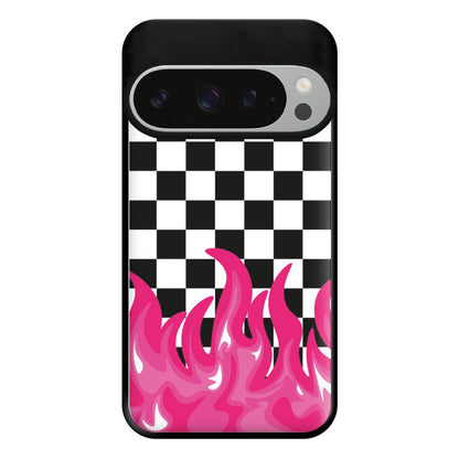 Pink Flame - Skate Aesthetic  Phone Case for Google Pixel 9 Pro XL