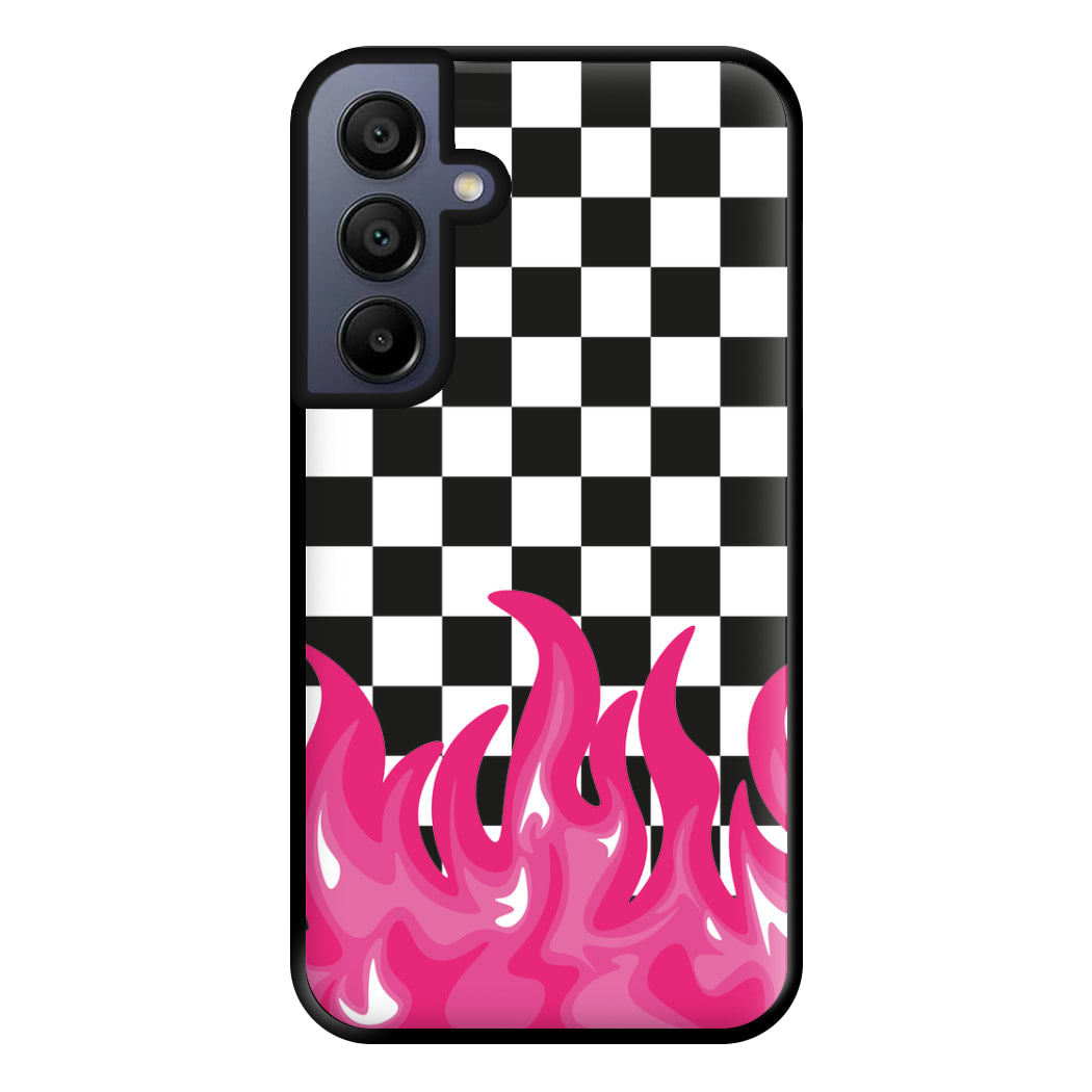 Pink Flame - Skate Aesthetic  Phone Case for Galaxy A15