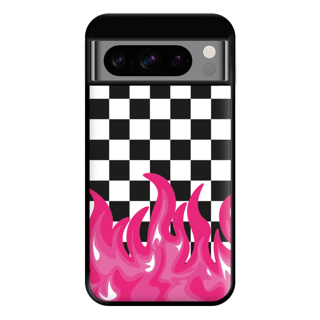 Pink Flame - Skate Aesthetic  Phone Case for Google Pixel 8 Pro