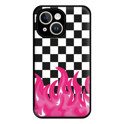 Pink Flame - Skate Aesthetic  Phone Case for iPhone 14 Plus