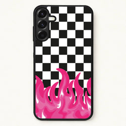 Pink Flame - Skate Aesthetic Phone Case for Galaxy A37