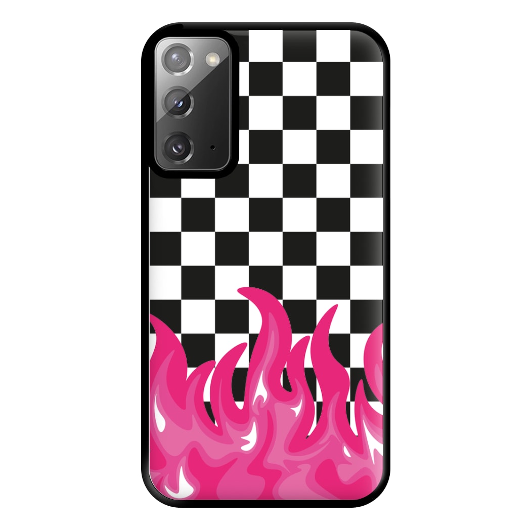 Pink Flame - Skate Aesthetic  Phone Case for Galaxy Note 20 Ultra