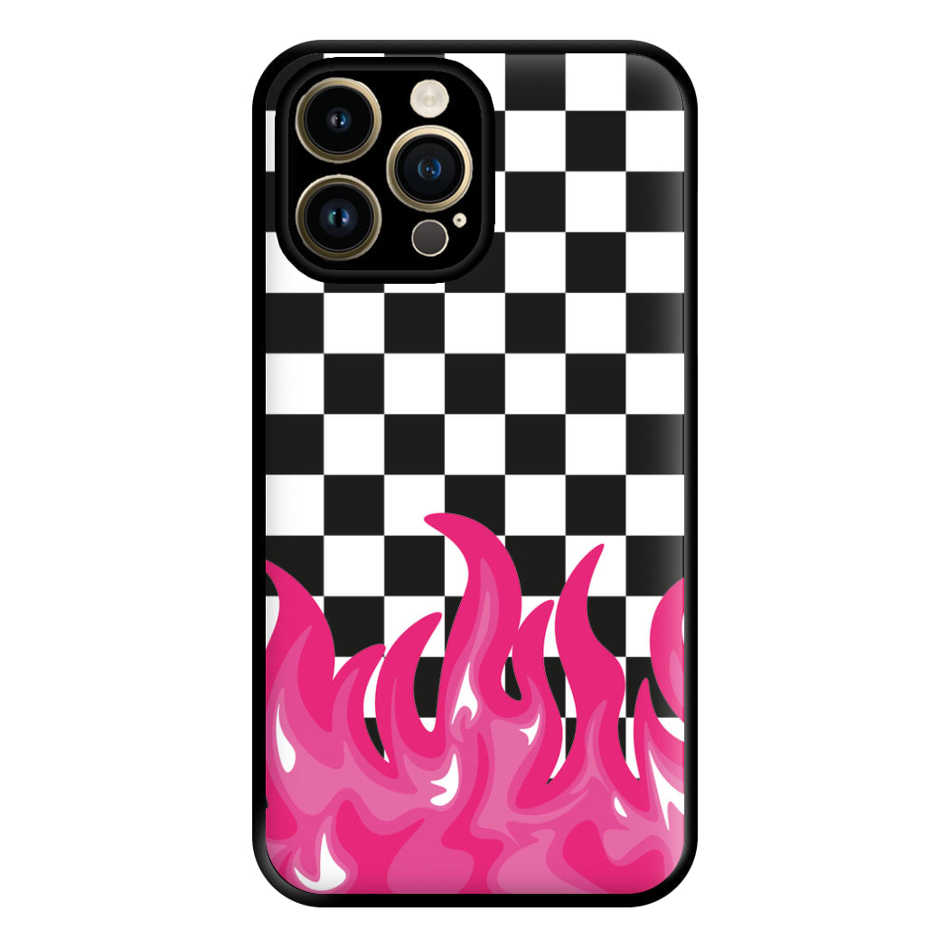 Pink Flame - Skate Aesthetic  Phone Case for iPhone 14 Pro Max