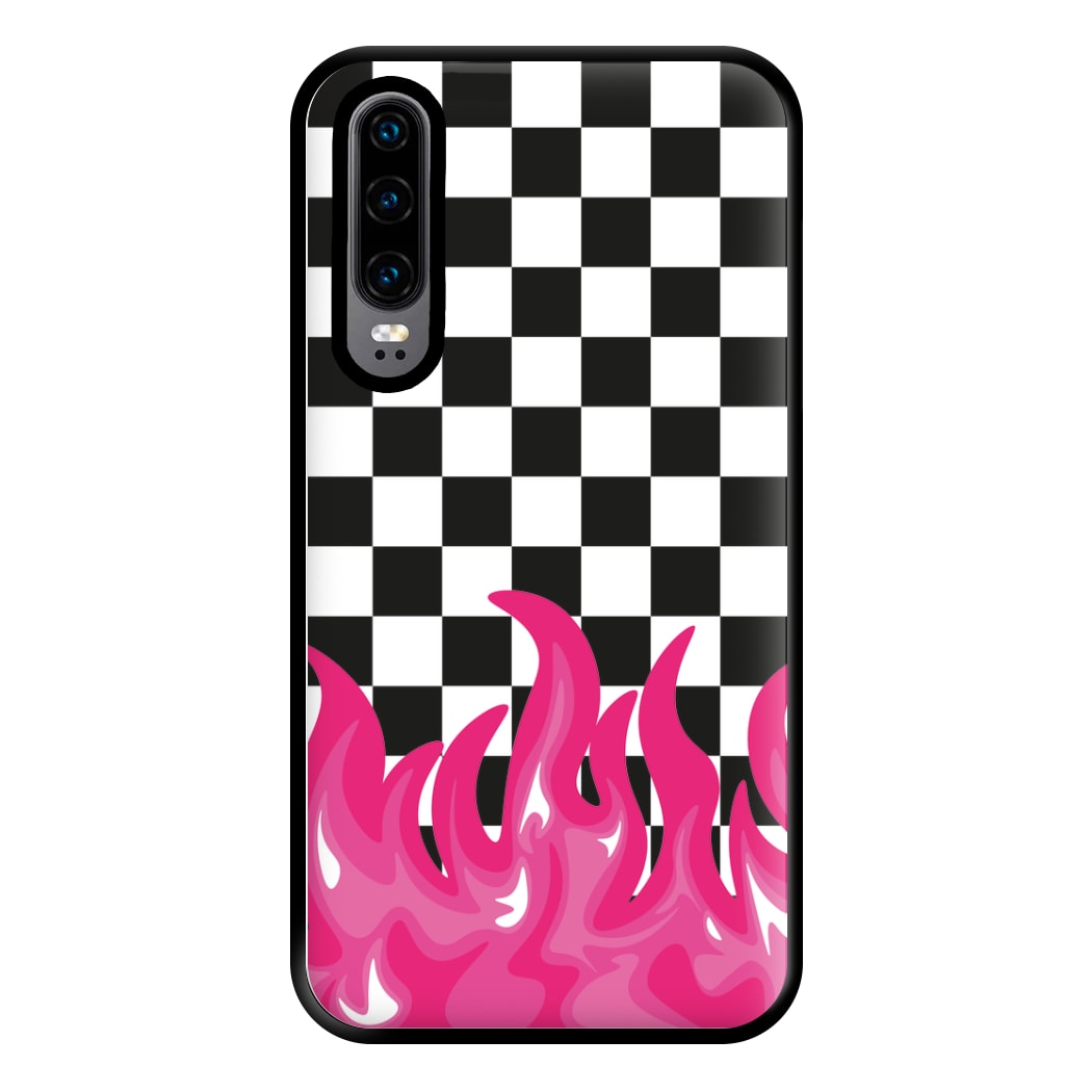 Pink Flame - Skate Aesthetic  Phone Case for Huawei P30