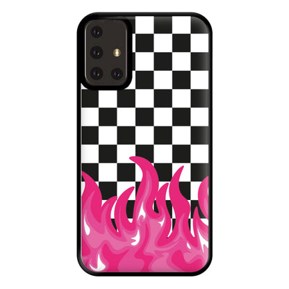 Pink Flame - Skate Aesthetic  Phone Case for Galaxy A71