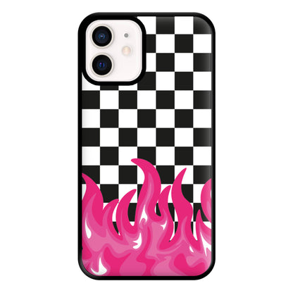 Pink Flame - Skate Aesthetic  Phone Case for iPhone 13 Mini